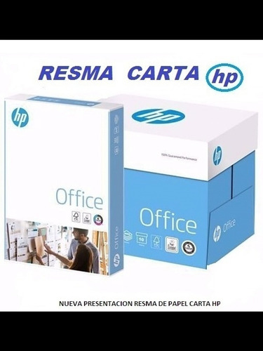 Resma De Papel Tamaño Carta Marca Hp Somos Oficina