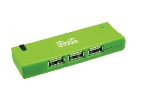 Klip Xtreme Hub Kuh-400g Usb 2.0 4 Puertos 480mbit/s Verde