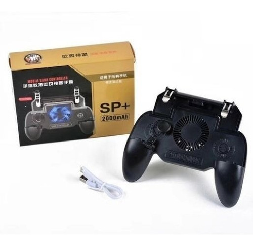 Gamepad Celu 2gatillo Analogico+fan+usb+v8 Titan Belgrano