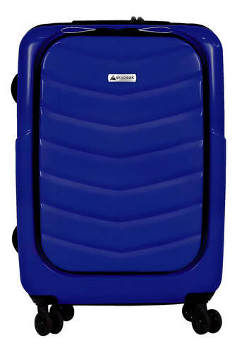 Maleta Rígida 24'' Skypeak Pearl Color Azul Con Candado Tsa