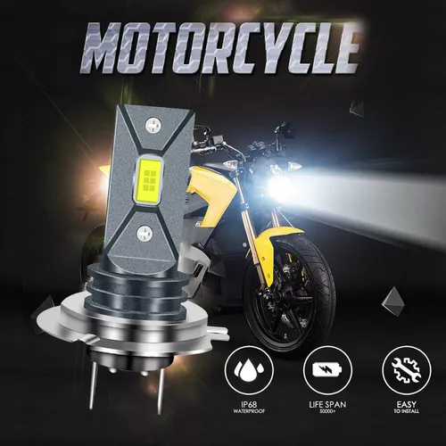 Para Yamaha Yzf-r6 06 08 09 Yzf-r1 Moto Led Faro Bombilla H7