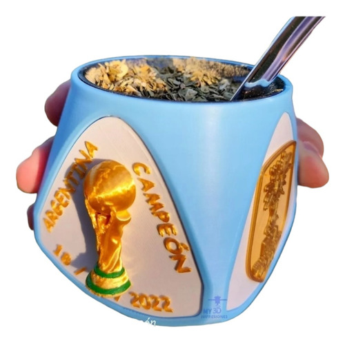 Mate Argentina Campeón - Copa América - Finalissima - Qatar 