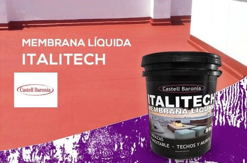 Membrana Liquida Impermeable Transitable 20 Kg Verde Oscuro Mate