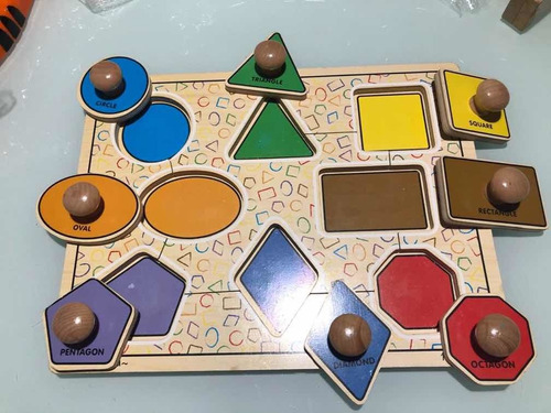 Juego Didáctico De Figuras Geométricas Melissa And Doug (Usado)
