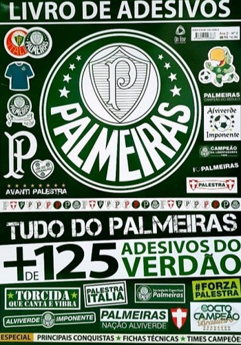 Livro de Adesivos Palmeiras - Tudo do Palmeiras, de On Line a. Editora IBC - Instituto Brasileiro de Cultura Ltda, capa mole em português, 2018