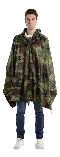 Sudadera Con Capucha Impermeable De Camuflaje Militar Para A