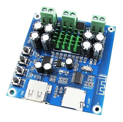 Modulo Amplificador Audio Estereo Bluetooth - Mp3 2x50w