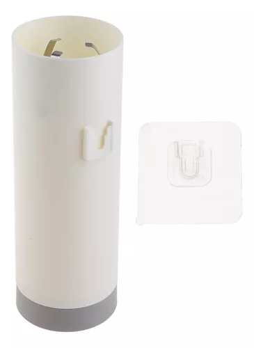 Dispensador de vasos desechable de lujo, ligero, sin perforaciones, soporte  para vasos de papel, estante de almacenamiento para vasos a prueba de polvo  montado en la pared Cod5728aj