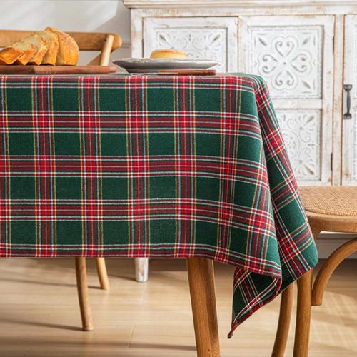 Manteles, Mantel A Cuadros, Adecuado Para Fiestas Navideñas
