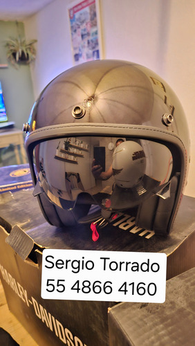 Casco Harley Davidson Original De Edicion 120 Aniversario Negro Monocolor L (Usado)