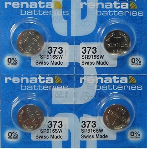 Reloj Con 4 Botones Renata 373 0% Hg Baterías Sin Mercurio