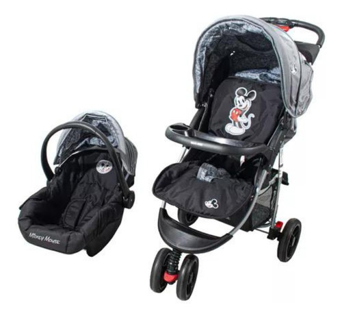 Cochecito Con Huevito Dencar Travel System Edición Disney