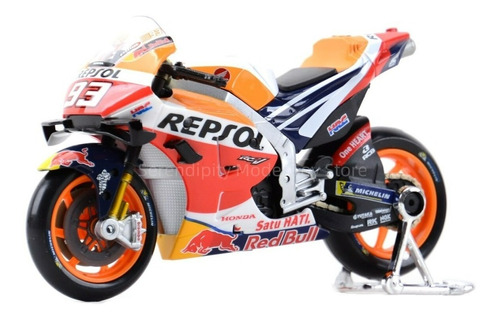 Maisto Moto Honda Repsol 2021 Escala 1:18 N°93 Marc Márquez