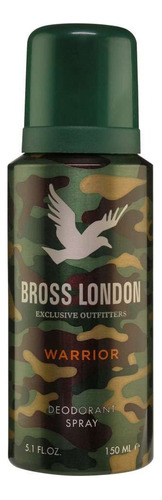 Desodorante En Aerosol Spray Bross London Warrior 150 Ml