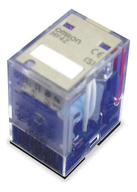 Omron My4z-dc24(s) Gen Purpose Relay,14 Pin,square,24vdc Aan