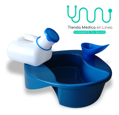 Set Para Paciente Comodo Urinal Unisex + Comodo Baño