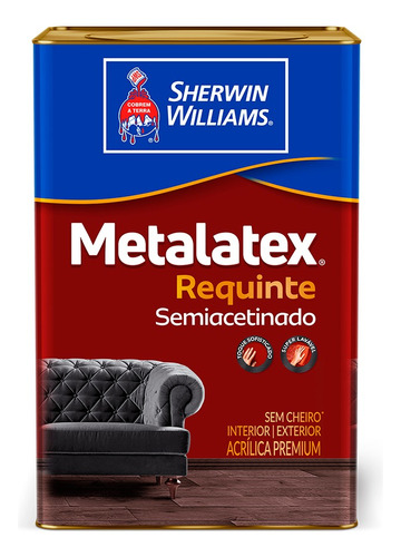 Tinta Acrílica Metalatex Requinte Semiacetinado 18 Litros Cor Bianco Sereno