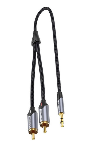 Cable Durable Reforzado Mp3 3.5mm Mini Jack Trs - 2 Rca Tv