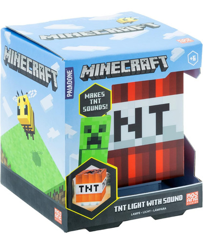 Lampara Minecraft Tnt Con Sonido Original Licenciado