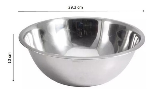 Bowl / Tazón De Acero Inoxidable 4 Litros Apróx