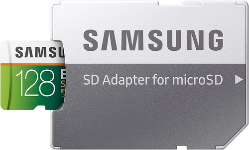 Memoria Microsdhc 128gb Samsung Evo Clase 10 + Adaptador