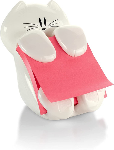 Dispensador Post-it, Para Notas Adhesivas, Diseño De Gato