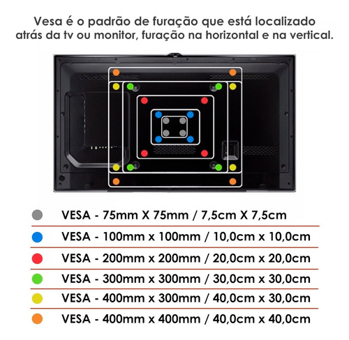 Suporte Para Tv Ou Monitor De 10 Até 55 - Cs0010b