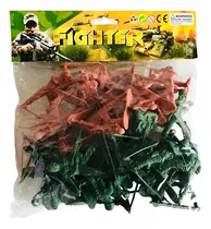 Comprar Set Militar Pack Soldaditos De Plastico 40 Piezas Juguete