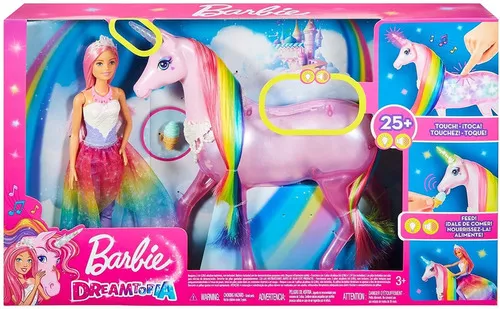 Barbie Unicornio Dreamtopia /casa De Juguetes