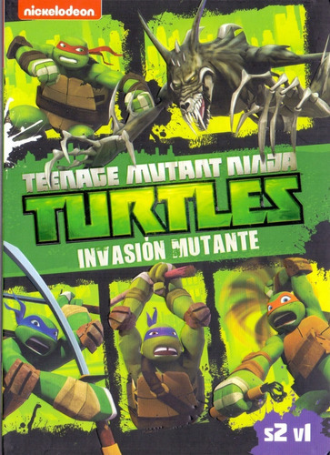 Tortugas Ninja Invasion Mutante Temporada 2 Volumen 1 Dvd