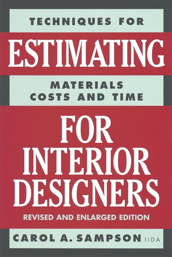 Libro: Techniques For Estimating Materials, Costs, And Time 