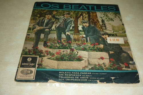 Beatles Boleto Para Pasear Vinilo Simple Ep Excelente