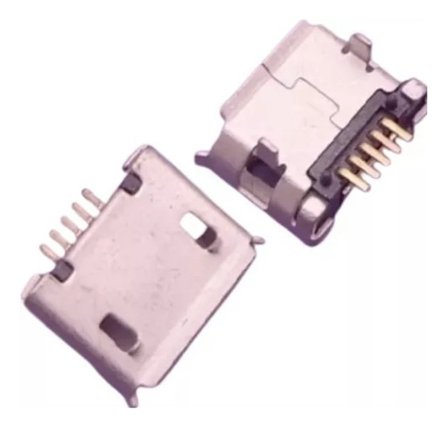 Conector Carga Micro Usb V8-5 Pinos / Cel. Tabl /26 - 5 Un.