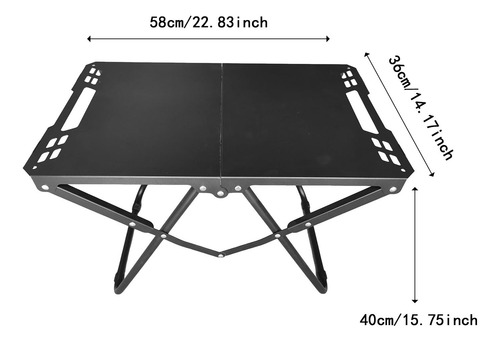 Mesa De Camping Plegable, Mesa De Parrilla, Multiusos Con