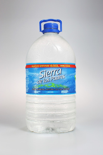 Agua Mineral Natural Sierra De Los Padres Pack 6,5 Lt X 2 Un