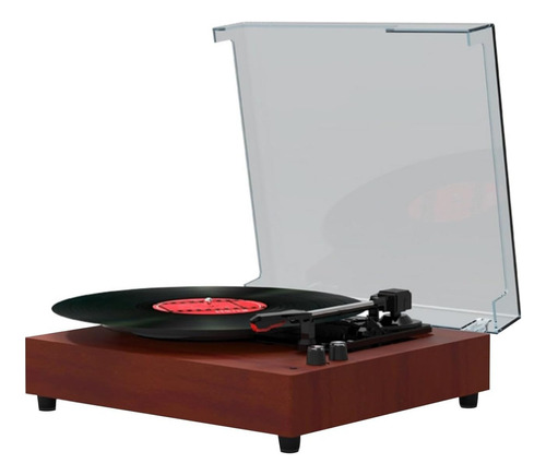 Reproductor De Discos De Vinilo Portátil Retro Con Bluetooth