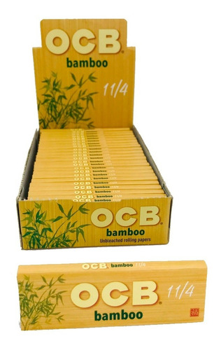 Papel Ocb Bamboo Caja Por 25 Unidades De 78 Mm Candy Club 