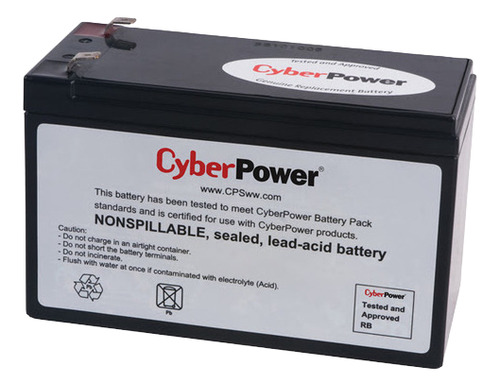 Cyberpower Bateria De Reemplazo De 12v 9ah 1 Año Rb1290