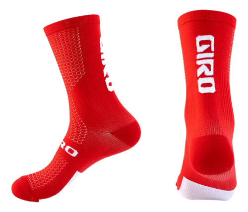 Medias De Ciclismo Giro Rojas Ruta Mtb