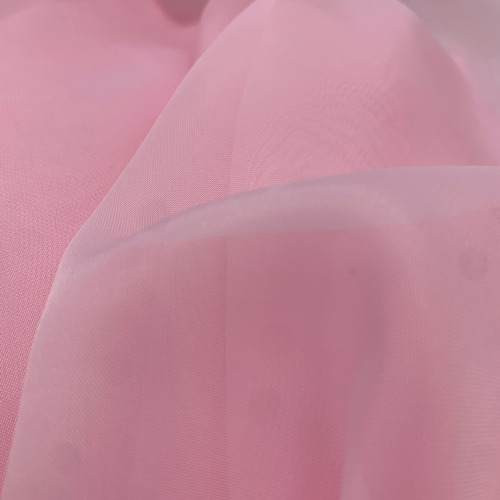 Tela Voile 1 Metro X 3,0 Ancho Ideal Cortinas Decoracion Rosa Dior Liso