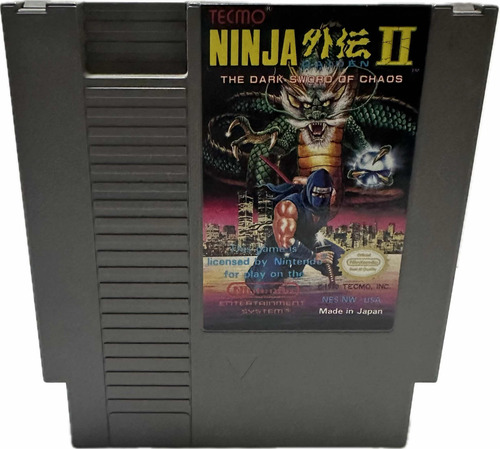 Ninja Gaiden Ii The Dark Sword Of Chaos | Nintendo Nes (Reacondicionado)