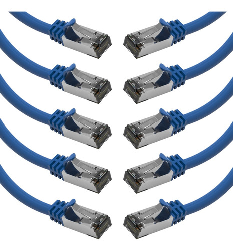 Beszin [cable De Red Ethernet Blindado Cat.8 De 50 Micras Ch