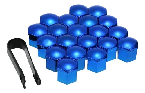 B 40 Juegos De Cubierta De Orejeta De Cromo Para Rueda,