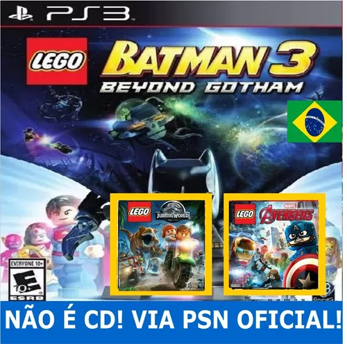 Lego Marvel Super Heroes + Lego Batman 3 Digital PS3 PSN