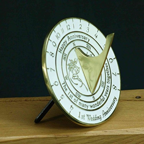 1r Aniversario Del Reloj De Sol Hecho A Mano En Ingla