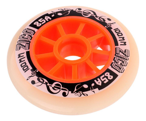 Reemplazo De Rueda De Patines En Línea Naranja 100mm
