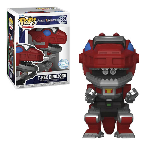 ¡Funko Pop! ¡Exclusivo del T-rex Dinozord 1382 de los Power Rangers