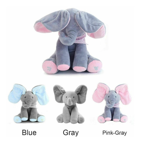 Elefante Peluche Muñeca De Peluche Eléctrico Juguete Habland