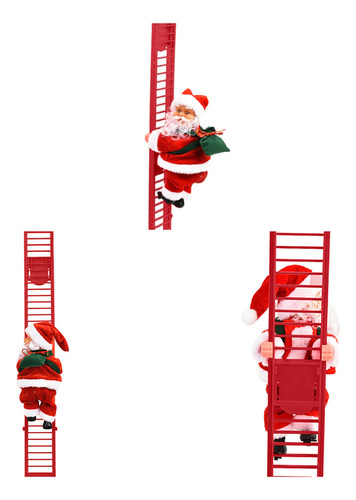 2 Escaleras Eléctricas Para Escalar, Muñeco De Papá Noel, Mú