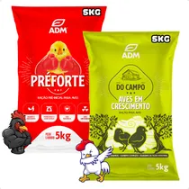 Comprar Ração Para Aves Pré Inicial + Ração Para Aves Em Crescimento